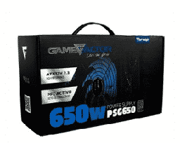 [DIM-PSG650] FUENTE DE PODER GAME FACTOR PSG650  650WATTS 80 PLUS BRONZE