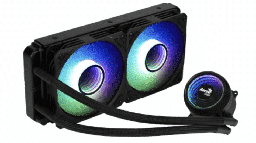 [DIM-MIrage240] Watercooling     Aerocool Mirage L240 2x120mm Negro RGB