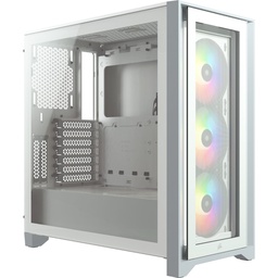 [CC-9011205-WW] Gabinete                                                                                                                                                                                                                                                                                                                                                                                                                                                                                                Corsair Icue 4000x Rgb White Tg Atx Cc-9011205-ww