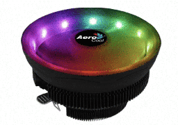 [DIM-AERCOREPLUS] DISIPADOR PARA CPU AEROCOOL CORE PLUS RGB 126MM NEGRO