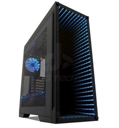 [DIM-INFINITY] GABINETE PARA GAMING GAME FACTOR CSG601  Torre, PC, ATX, Negro pue
