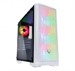 [Dim-BFC-NVM-300-WWGKW-4A] GABINETE BITFENIX NOVA MESH BLANCO CRISTAL TEMPLADO RGB EDITION AURA SYNC BFC-NVM-300-WWGKW-4A