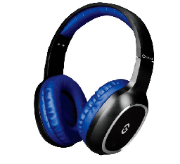 [Dim- GH-4640A] Getttech Audífonos Con Micrófono Gh-4640a, Bluetooth, Inalámbrico, Negro/azul