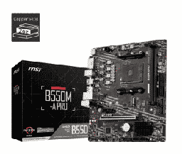 [Dim-B550M-A-PRO] Tarjeta     Madre MSI B550m-a Pro Socket AM4 Ryzen