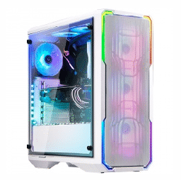 [Dim-BFC-ESM-150-WWWGK-RP] GABINETE BITFENIX ENSO MESH RGB CON VENTANA BLANCO MID TOWER