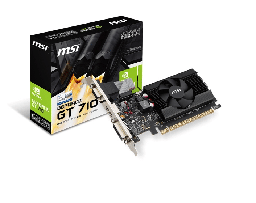 [824142126905-M] Tarjeta                                                                                                                                                                                                                                                     De Video Msi Geforce Gt 710 2gd3 Lp Ddr3 Hdmi-dvi-d Pcie 2.0