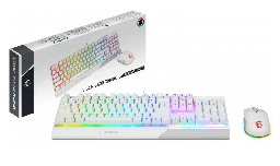 [824142247785-M] Kit                                                                                                                                                                                                                                                                                                                                                                                                                                                                                                                                                                                                                                                                                            Msi Vigor Gk30 Combo White Us Teclado+mouse Rgb Mecanico