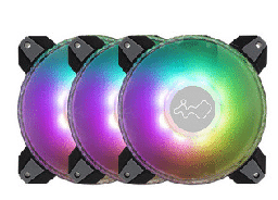 [Dim-ASN120] KIT DE VENTILADORES IN WIN SATURN ASN120 3PZ ARGB LED 3 CONECTORES TRIPLE PACK