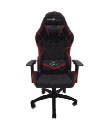 [Dim-CGC600-R] SILLA GAME FACTOR TELA RECLINABLE 4D ESTRELLA METAL NEGRO-ROJO CGC600-R PUE