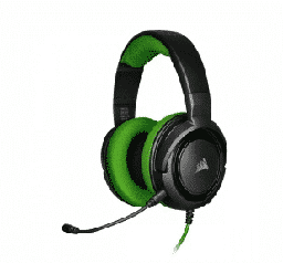[DIM-AU-376011-10] HEADSET CORSAIR HS35 STEREO GAMING GREEN 3.5 MM CA-9011197-NA PUE