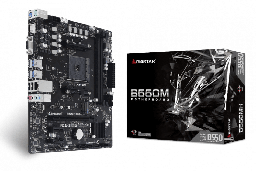 [dim-B550MH-1] Tarjeta      Madre Biostar B550mh DDR4 HDMI Pcie M.2 Sata 3th AMD Ryzen AM4 Pue