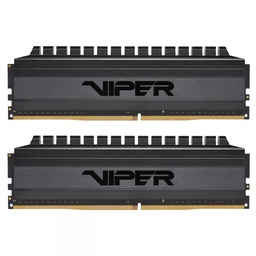 [0814914026243-P] Mem                                                                                 Ddr4 Patriot Viper Blackout 16gb(2x8gb)4000mhz Udimm Pvb416g400c9k
