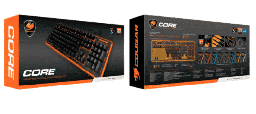 [Dim-CORE] TECLADO COUGAR CORE MECANICO HIBRIDO USB 8 COLORES DIFERENTES