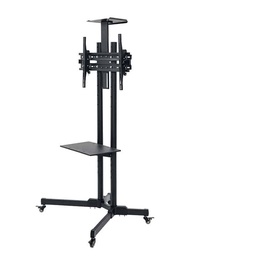 [462174] Soporte  Tv Manhattan Tipo Carro 55kg 32 A 65 C/repisa 462174