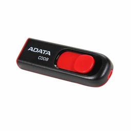 [4713435791721-A] Memoria Flash Adata C008 64gb Usb 2.0 Negro/rojo (ac008-64g-rkd)