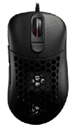 [Dim-VG-M550-BLK-GLO] MOUSE PARA GAMING VSG AQUILA AIR VG-M550-BLK-GLO 16000 DPI OPTICO NEGRO BRILLANTE