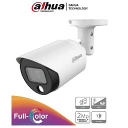[6923172505941-D] Camara                                                                                                                                                                                                                                                                                                                                                                                                                                                                                                                                                                                                                                                                                                                                                                                                                                                                                                                                       Dahua Bala Full Color De 2 Mp/mic(dh-hac-hfw1239tn-a-led-0360b)