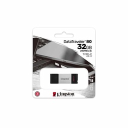 [740617306170-K] Memoria         Flash Kingston 32 Gb Usb-c 3.2 Gen 1 (dt80/32gb)