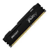 [740617318111-K] Memoria Ddr3 Kingston Fury Beast Black 8gb 1600mhz Dimm(kf316c10bb/8)