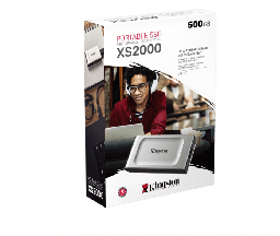 [740617321357-K] Unidad Ssd Kingston Xs2000 500gb Portatil Conect Type-c(sxs2000/500g)