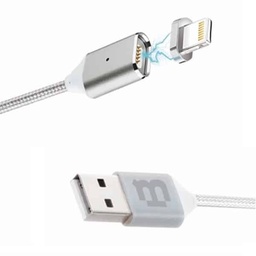 [7500463424410-B] Cable  Blackpcs (ca-magnetico) Magnetico Lightning Plata 100 Cm 2a (cas