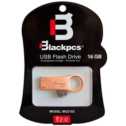 [7500463624124-B] Memoria                                                                                                                                                                                                                                                                                                                                                                                                                        Flash Usb Blackpcs 2102 16gb Cobre Metalica (mu2102rg-16)