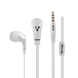 [7502266673132-V] Audifonos                                                                                                                                                                                                                      Vorago Ep-103 Blanco 3.5mm