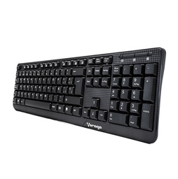 [7502266673842-V] Teclado Vorago Kb-102 Multimedia Usb Negro