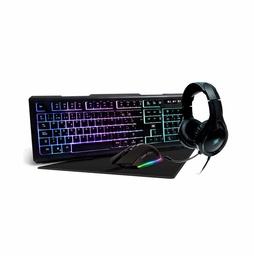 [7502266677437-S] Kit                                                                                                                                                                                                                                                                                       Vorago Start The Game Teclado/mouse/headset/tapete Kmh-501