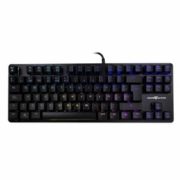 [7502266678762-G] Teclado  Mecanico Tkl Game Factor Rgb,usb Negro, Switch Blue Kbg500-bl