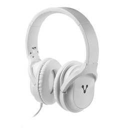 [7502266679608-V] Diadema  Alta Fidelidad Con Mic Vorago Hp-301 (un Solo Jack 3.5) Blanca