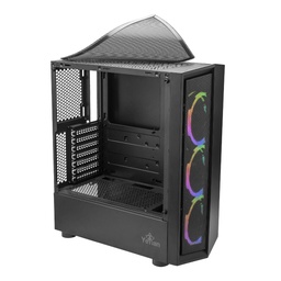 [7503030358323-Y] Gabinete  Yeyian Gamer Ych-atab-01bk Ventle Atx 3 Vent Argb C/t Lat