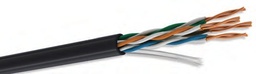 [7503034976240-C] Condumex  Cable Utp Cat5e Exterior R.de Gel4 Par Negro 305m(664464)