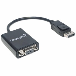 [766623151962-M] Adaptador  Manhattan Displayport M A Vga H 15cm 151962