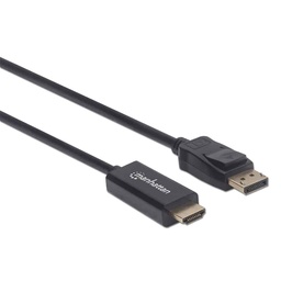 [766623153201-M] Cable  Displayport Manhattan M A Hdmi M 4k 1.8m 153201