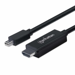 [766623153287-M] Cable  Displayport Mini Manhattan M A Hdmi M 4k 1.8m 153287