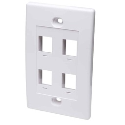 [766623163316-I] Tapa                                                                                                                                                                                                                                                                                                                                                                                                                                                                                                                                                                                                                                                                                                                                                                                                                                                                                       Para Caja 4 Perforaciones Montaje Al Ras Intellinet Bco 163316