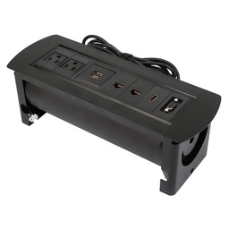 [766623164856-M] Caja                                     De Mesa Manhattan Conexiones, Ac2, Usb2,red2,hdmi1,vga1, 164856