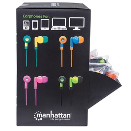 [766623178822-M] Display Manhattan 40 Audifonos Intrauricular Soundpop 178822