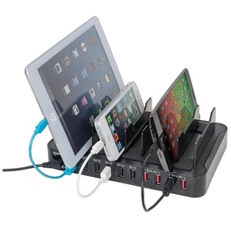 [766623180009-M] Estacion De Carga Manhattan Para 10 Dispositivos Usb 180009