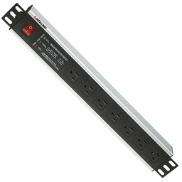 [766623207102-I] Barra  Multicontacto De 7 Posiciones Intellinet Para Rack 19 207102