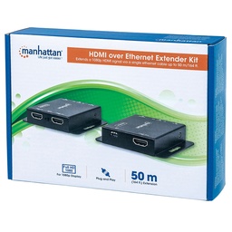 [766623207461-M] Repetidor  Video Hdmi Manhattan 50m Via Cat 6 207461