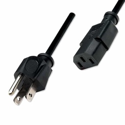 [766623300179-M] Cable  Corriente Cpu/mon-pared Manhattan 1.8m Bolsa 300179
