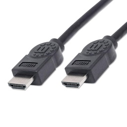 [766623306119-M] Cable  Video Hdmi Manhattan 1.3 M-m 1.8m 4k@30hz, 3d Blindado 306119
