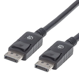 [766623307093-M] Cable                                                Manhattan Displayport M-m 3.0m Negro 307093