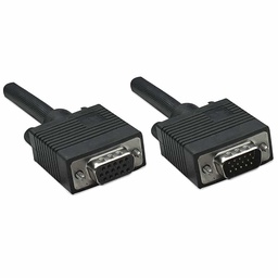 [766623309011-M] Cable  Monitor Svga Manhattan 8mm Hd15m-h  1.8m 309011