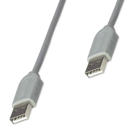 [766623317887-M] Cable  Manhattan Usb A-a 1.8m Gris 317887