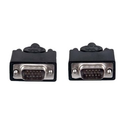 [766623371315-M] Cable  Monitor Svga Manhattan 5mm Hd15m-m 1.8 M Fer 371315