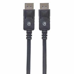 [766623393799-M] Cable  Displayport V1.1 Macho-macho 2 Mts Negro 1080p 393799
