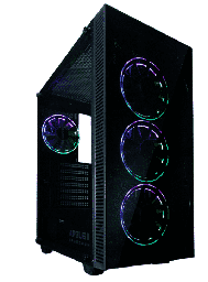 [Dim-BR-931205] GABINETE PARA GAMING ACTECK BALAM RUSH ARGUS II CON VENTANA USB3.0 RGB 4 FANS